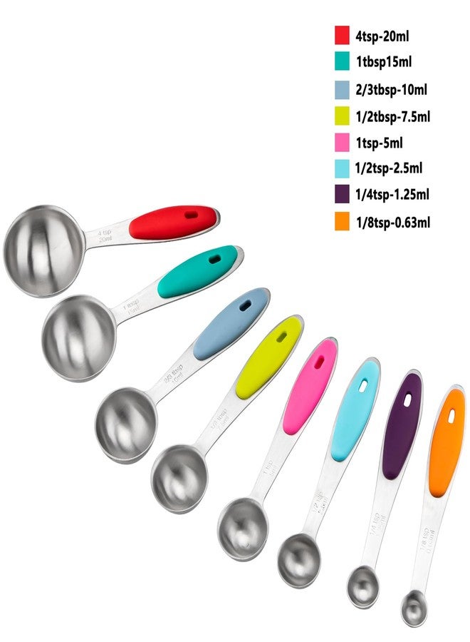 Turewin Measuring Cups and Spoons Set Stainless Steel Includes 5 Measuring Cups 8 Measuring Spoons for Dry or Liquid Ingredients (5+8) - Image 4