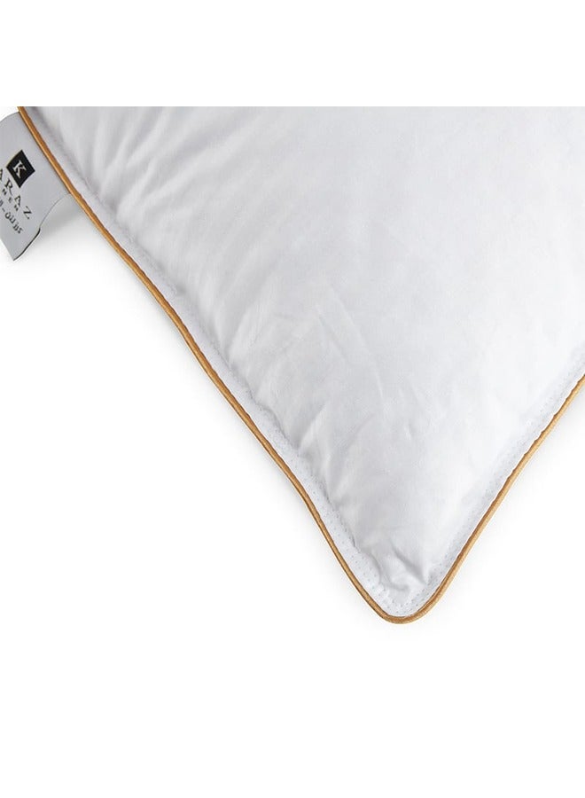 كرز لنن وسادة الريش الطبيعي | الفئة الماسية - Image 2