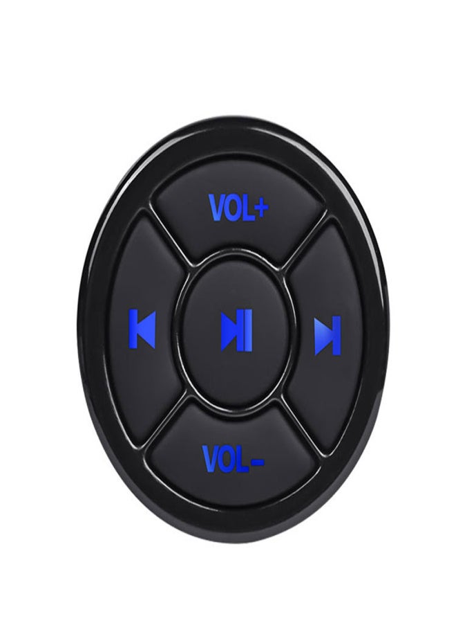 Wireless Media Button BT5.0 Mini Remote Control Car Steering Wheel Remote Controller for Music Play Selfie Compatible with Android iOS Devices - Image 1