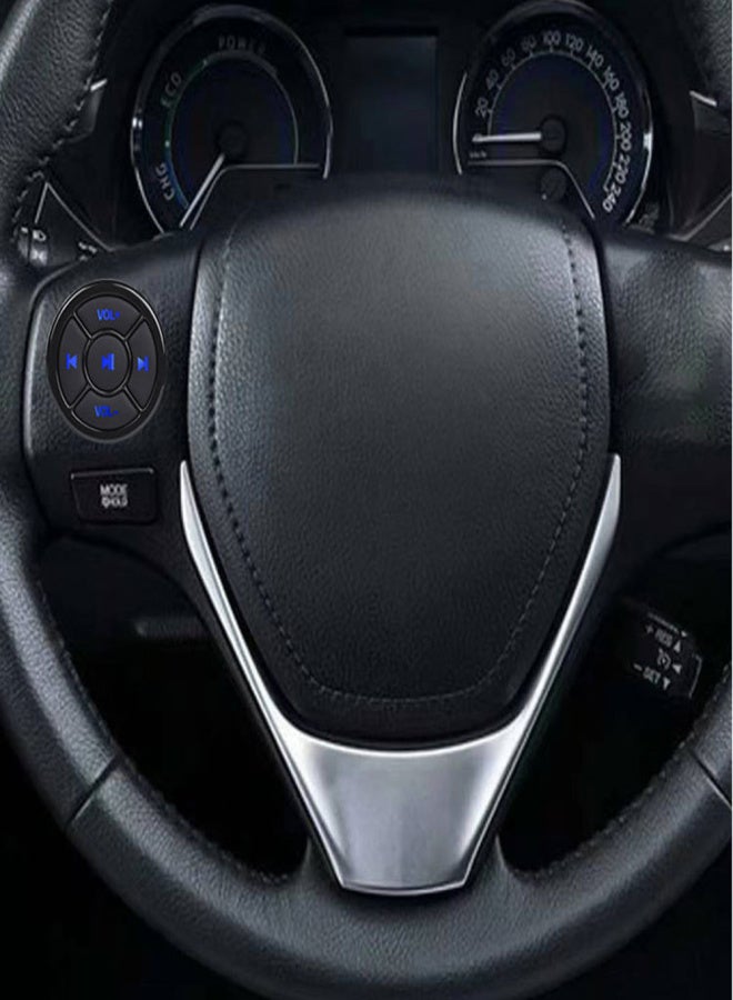 Wireless Media Button BT5.0 Mini Remote Control Car Steering Wheel Remote Controller for Music Play Selfie Compatible with Android iOS Devices - Image 4