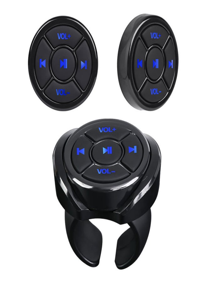 Wireless Media Button BT5.0 Mini Remote Control Car Steering Wheel Remote Controller for Music Play Selfie Compatible with Android iOS Devices - Image 3