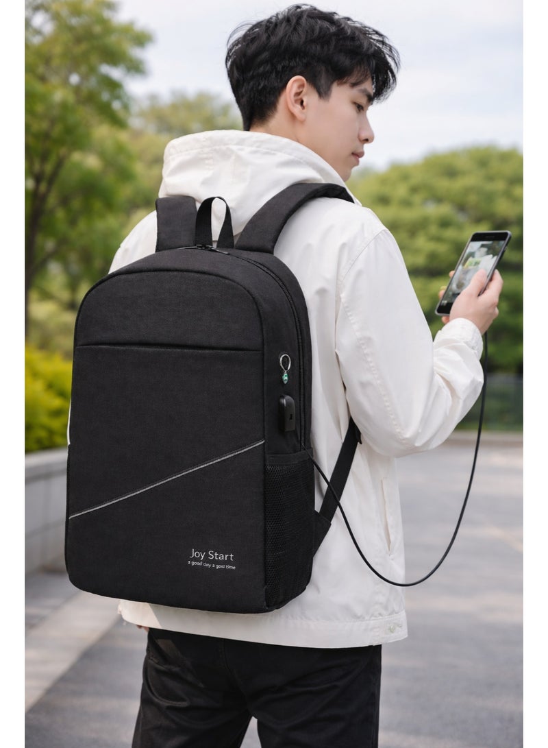 JOYSTAR Joy Star Laptop 15"6 Backpack With USB Port Black - Image 3