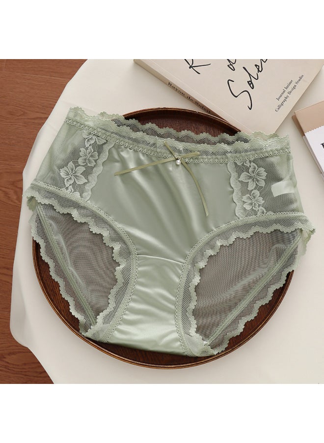 Comfortable And Comfortable Student Girl Underwear A-grade Antibacterial A-grade Baby Cotton Full Cotton Crotch Breathable Mid-waist Women's Briefs
