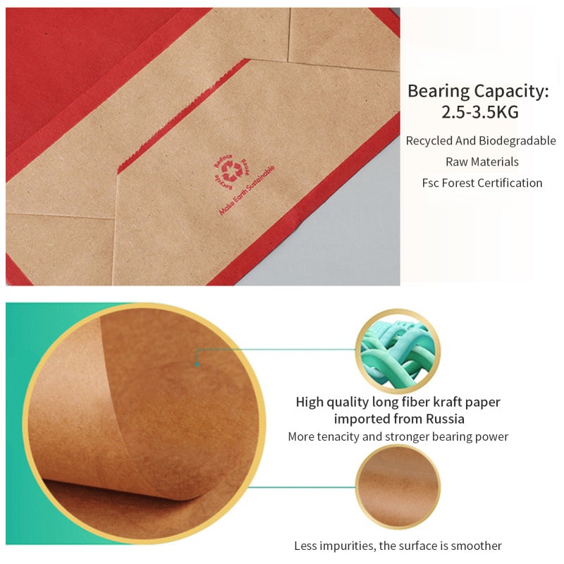 Kraft Paper Bags 10Pcs Khaki CA-1 Size: Premium Russian Long Fiber Material - Recyclable Blank Surface for Diy, Shopping, Gift, Wedding Party Celebrations - Image 4