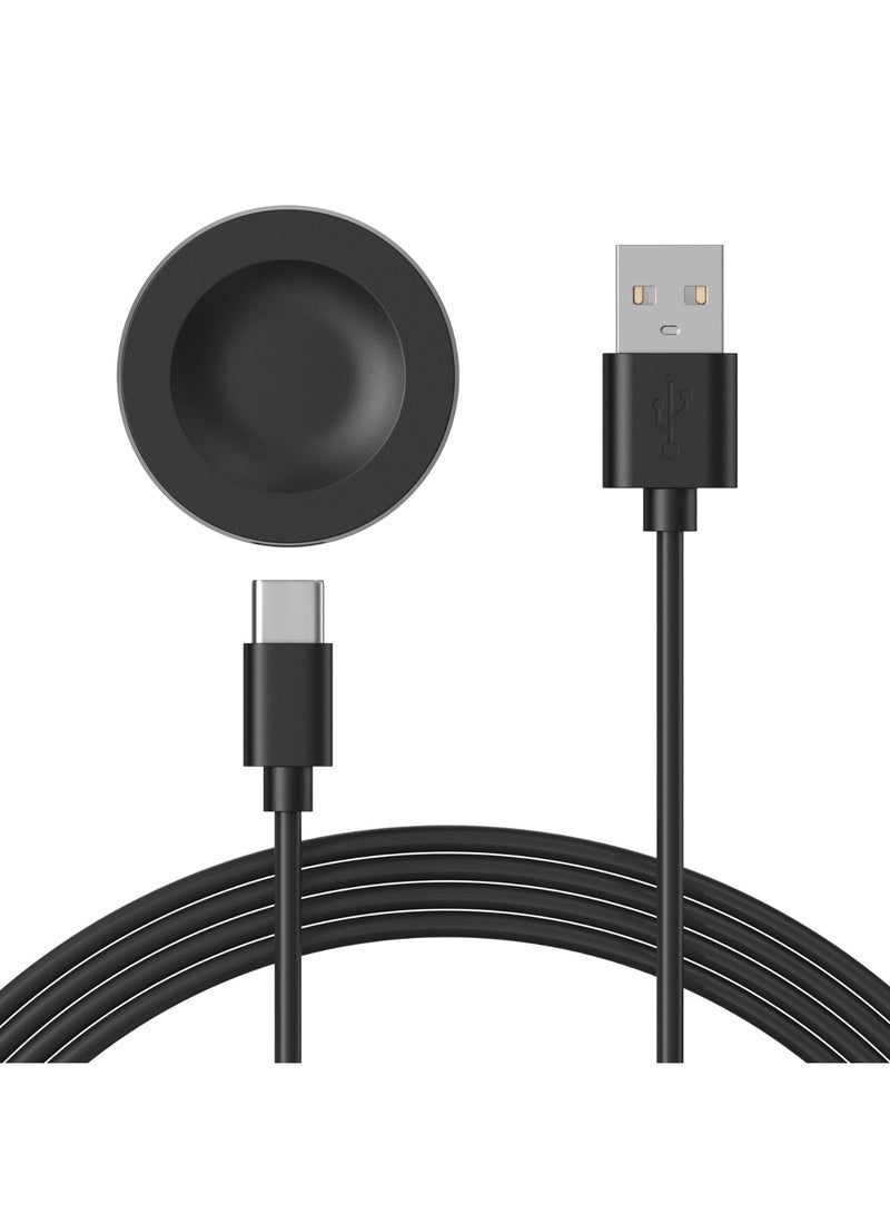 Charging Cable Compatible with Huawei Watch GT4/Watch 4 Pro/Fit4/Fit4 Pro/GT2 PRO/GT2 ECG/Watch Ultimate/Watchs GT3 SE Magnetic USB Charging Cable 100cm Smartwatch Accessories (Black) - Image 1