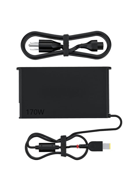 170W Power Adapter for Lenovo ThinkPad P16V, Y7000P, Y9000K, P70, P73 – Compatible with 20V 8.5A 170W, 11mm Square Tip