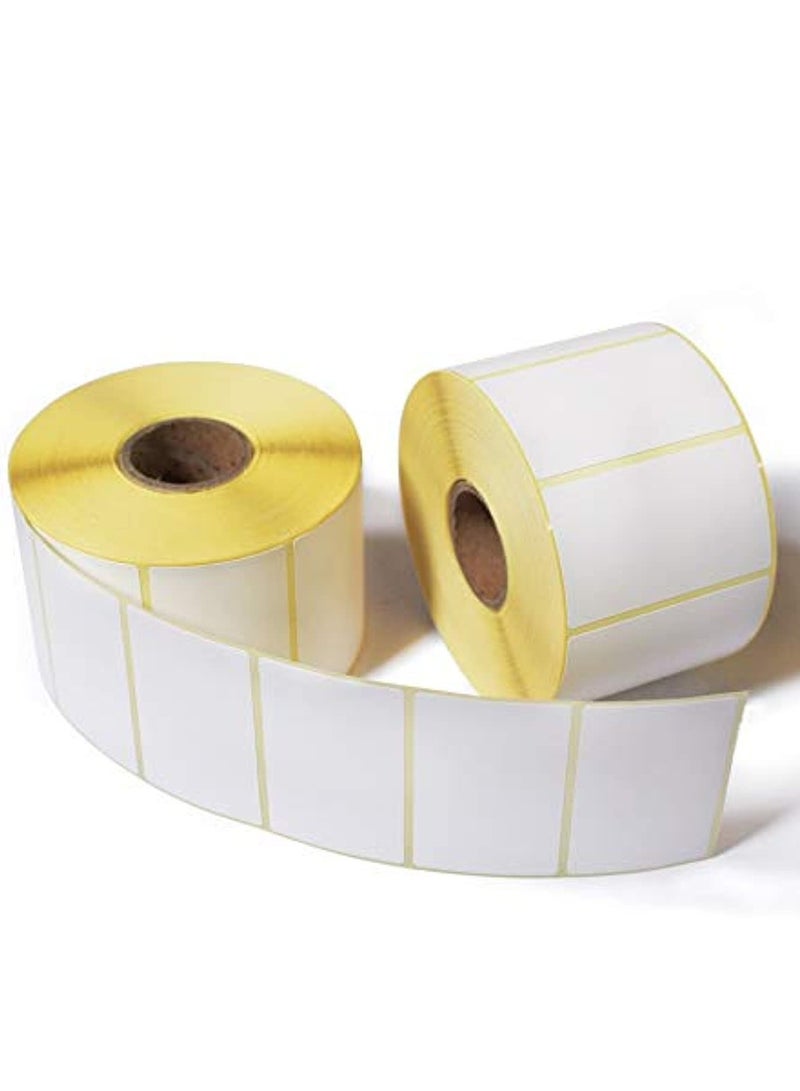 Premium Thermal Label Roll 50x25mm – 2000 Labels per Roll, High-Quality Self-Adhesive, Perfect for Barcode & Shipping Printers - Image 2