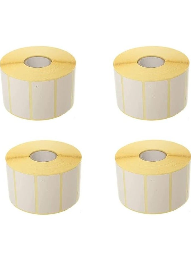 Premium Thermal Label Roll 50x25mm – 2000 Labels per Roll, High-Quality Self-Adhesive, Perfect for Barcode & Shipping Printers - Image 3