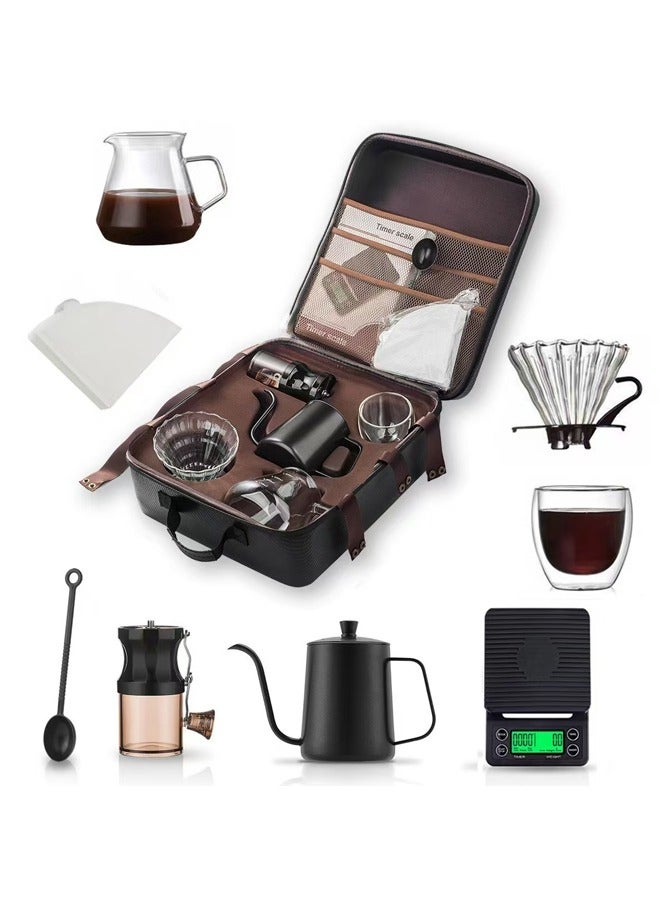 V60 Set 12 Piece Coffee Drip Set With Tool Case  - Image 1