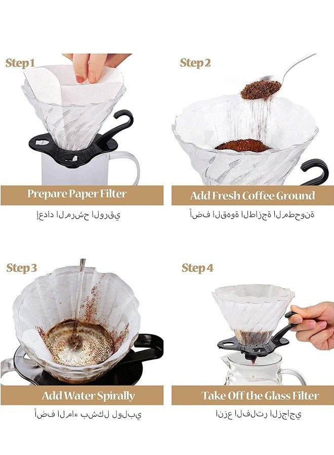 V60 Set 12 Piece Coffee Drip Set With Tool Case  - Image 4