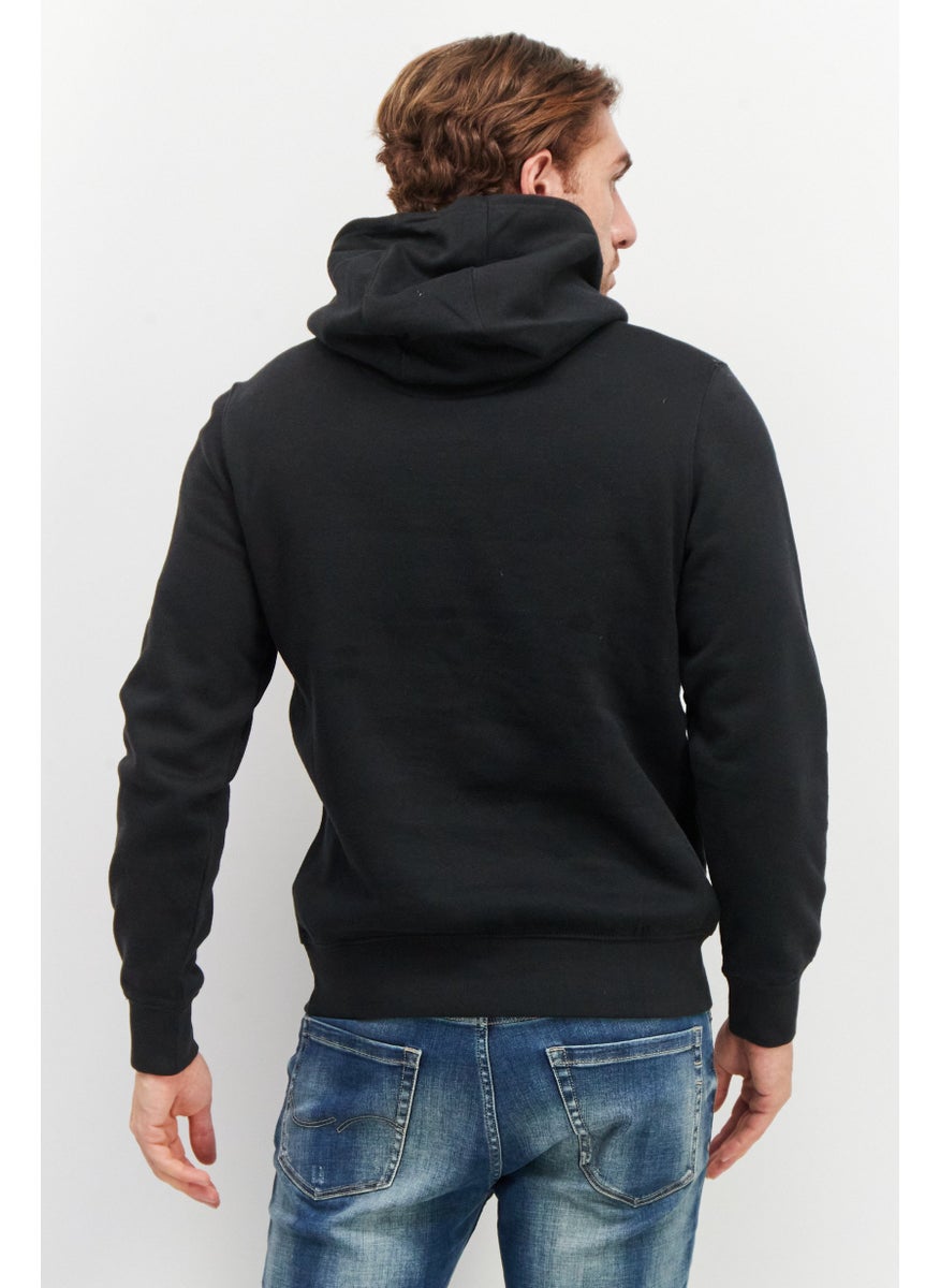 Fanatics - Men Sportswear Fit Hooded Long Sleeve Sweatshirt, Black - Image 1