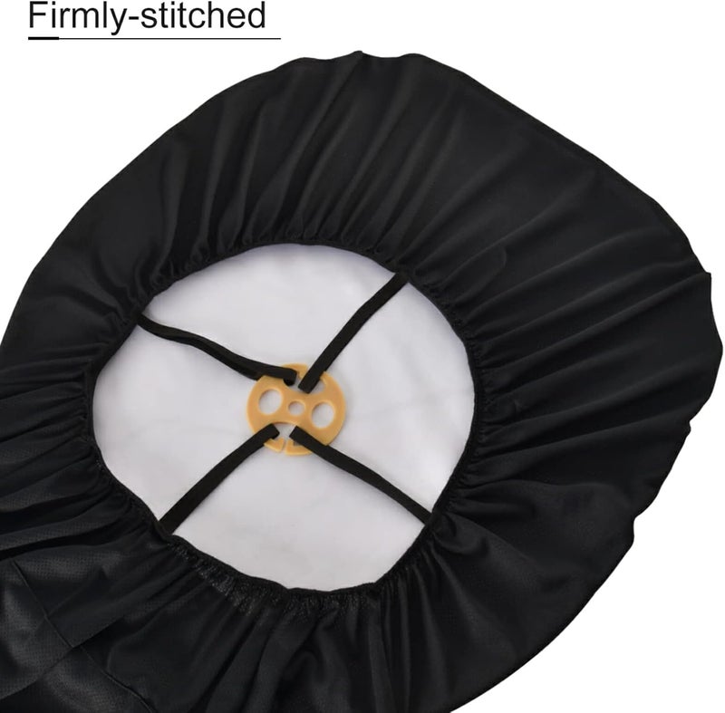 أغطية مقاعد السيارات Kigai Black Blue Bows العالمية سهلة التركيب، لمقاعد السيارات السيدان والميني فان والSUV، قابلة للغسيل في الآلة (حزمة واحدة) - Image 4