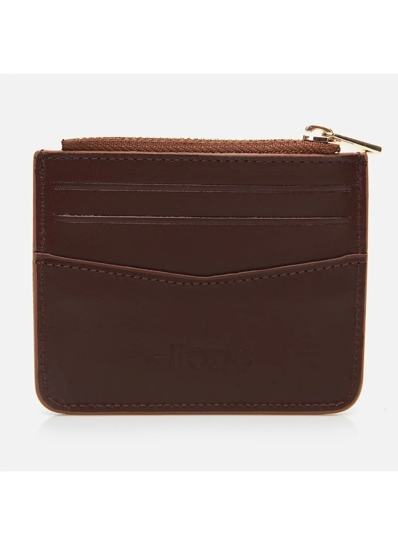 Hotiç 05CUH269040A370 Genuine Leather Tan Women's Wallet