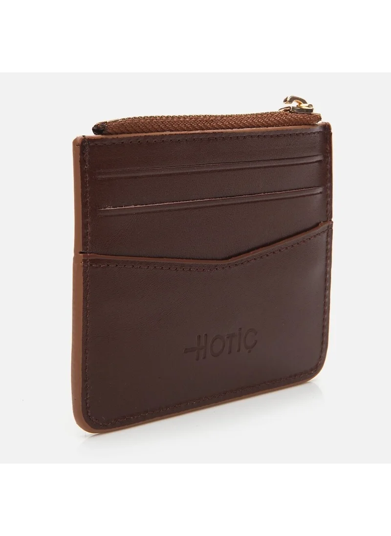 Hotiç 05CUH269040A370 Genuine Leather Tan Women's Wallet