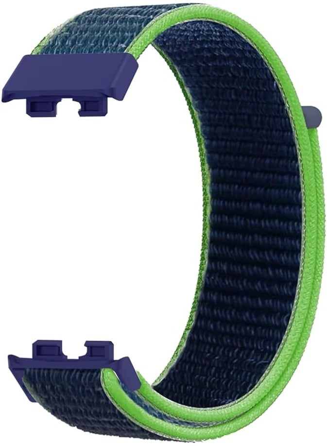 سوار حلقي من النايلون متوافق مع هواوي باند 8/9/10 - سوار بديل ناعم وقابل للتعديل وجيد التهوية - Image 1