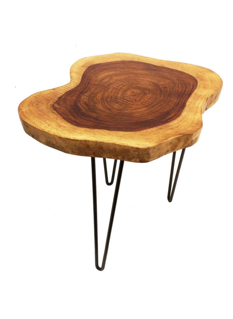Egypt Antiques Side table, handmade from natural wood, 100% natural colors from the heart of the tree  - Image 4