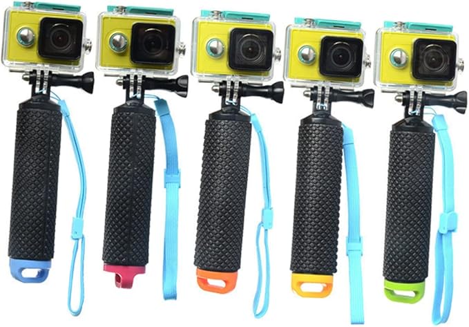 Yellow Floating Handheld Stick Adjustable Grip Handle for Underwater Photography - Image 1