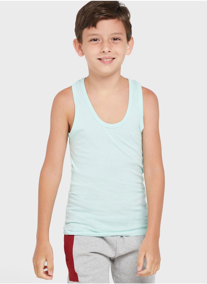 Pinata - Pack Of 5 Boys Essential Vest - Image 1