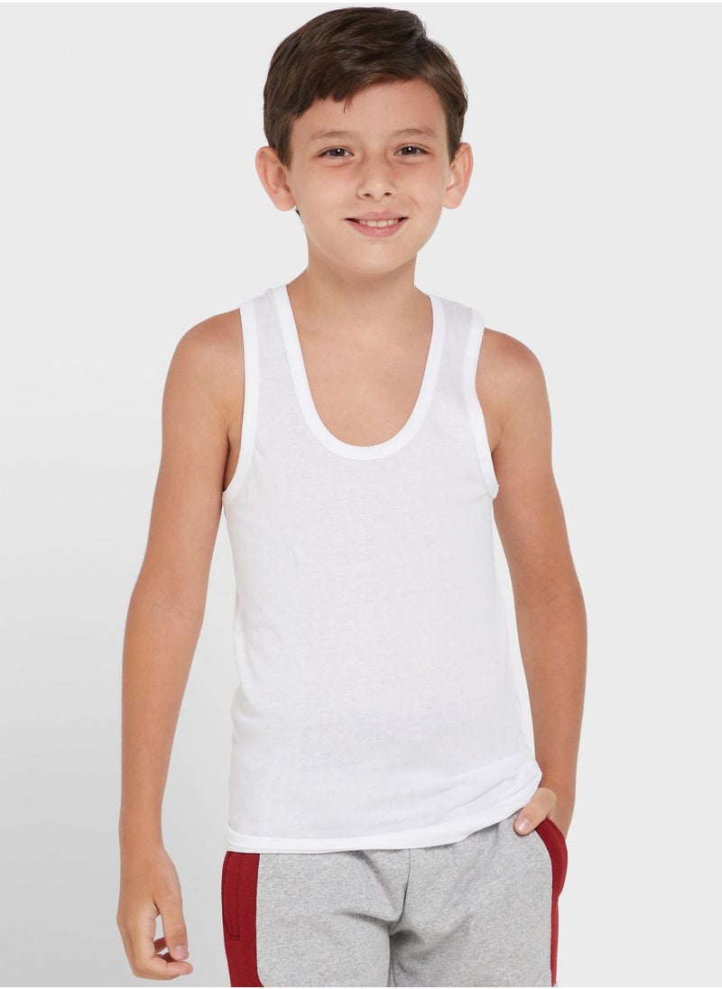 Pinata - Pack Of 5 Boys Essential Vest - Image 1