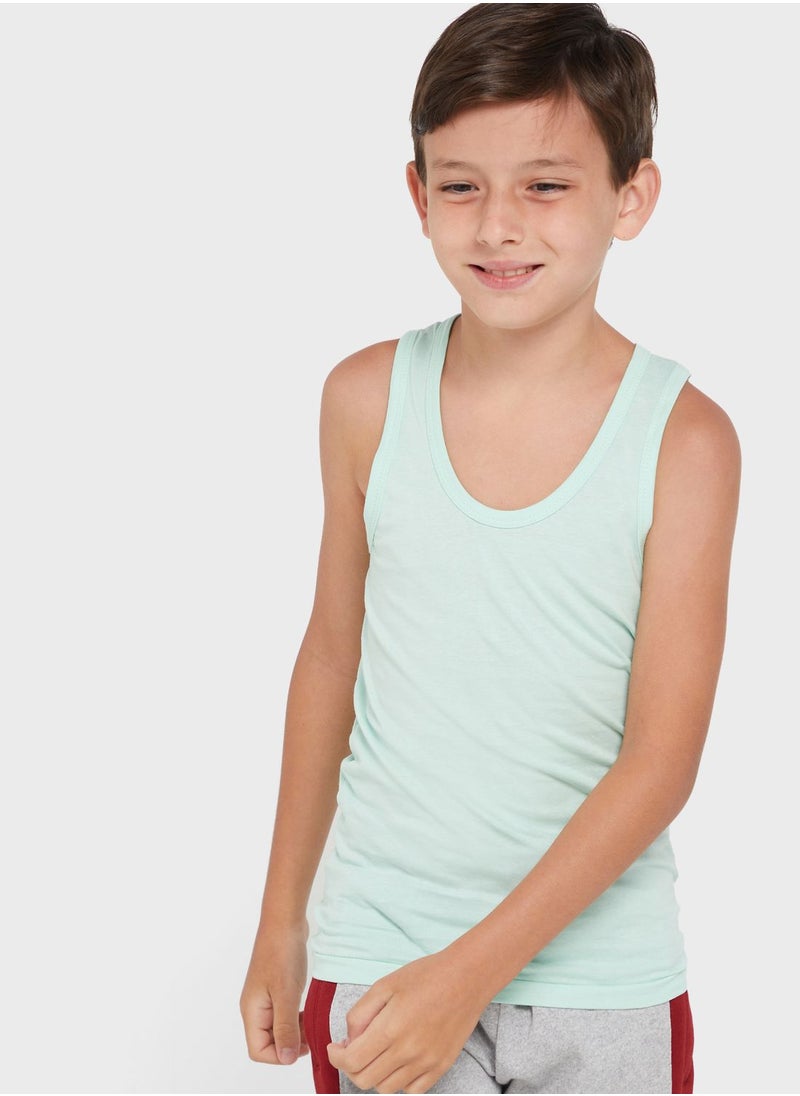 Pinata - Pack Of 5 Boys Essential Vest - Image 1
