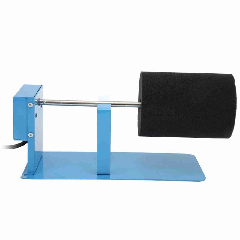 Cup Turner Adjustable Foam Anti Slip Quiet Stable Aluminum Alloy Blue DIY Eggshell Cup Sponge Cup TurnerUK Plug 220V - Image 5