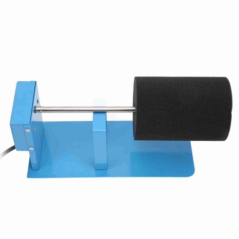 Cup Turner Adjustable Foam Anti Slip Quiet Stable Aluminum Alloy Blue DIY Eggshell Cup Sponge Cup TurnerUK Plug 220V - Image 2