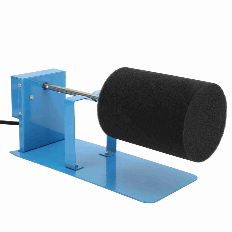 Cup Turner Adjustable Foam Anti Slip Quiet Stable Aluminum Alloy Blue DIY Eggshell Cup Sponge Cup TurnerUK Plug 220V - Image 3