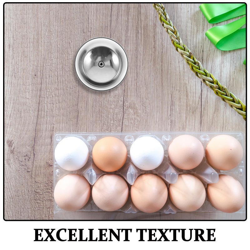 2pcs Stainless Steel Tool for Boiled Eggs Puncher for Boiled Peeler Handheld Beater Shell Remover Manual Cracking Tool - Image 2