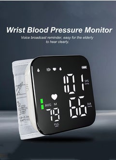 Goldfish Adjustable Cuff Wrist Blood Pressure Monitor Blood Pressure Detector Large Display Voice Can Be Used By Two People  - Image 1