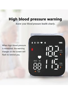 Goldfish Adjustable Cuff Wrist Blood Pressure Monitor Blood Pressure Detector Large Display Voice Can Be Used By Two People  - Image 5