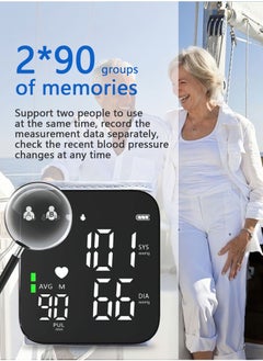 Goldfish Adjustable Cuff Wrist Blood Pressure Monitor Blood Pressure Detector Large Display Voice Can Be Used By Two People  - Image 4