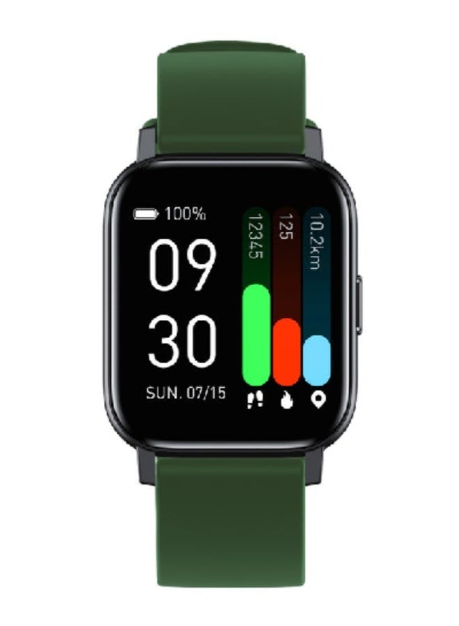 AROAQ GTS1 Smart Sports Watch – 1.3" HD Display, Heart Rate, SpO2 & BP Monitoring, Body Temperature, Fitness Tracker with 16 Sports Modes, Waterproof, Men & Women - Green - Image 2