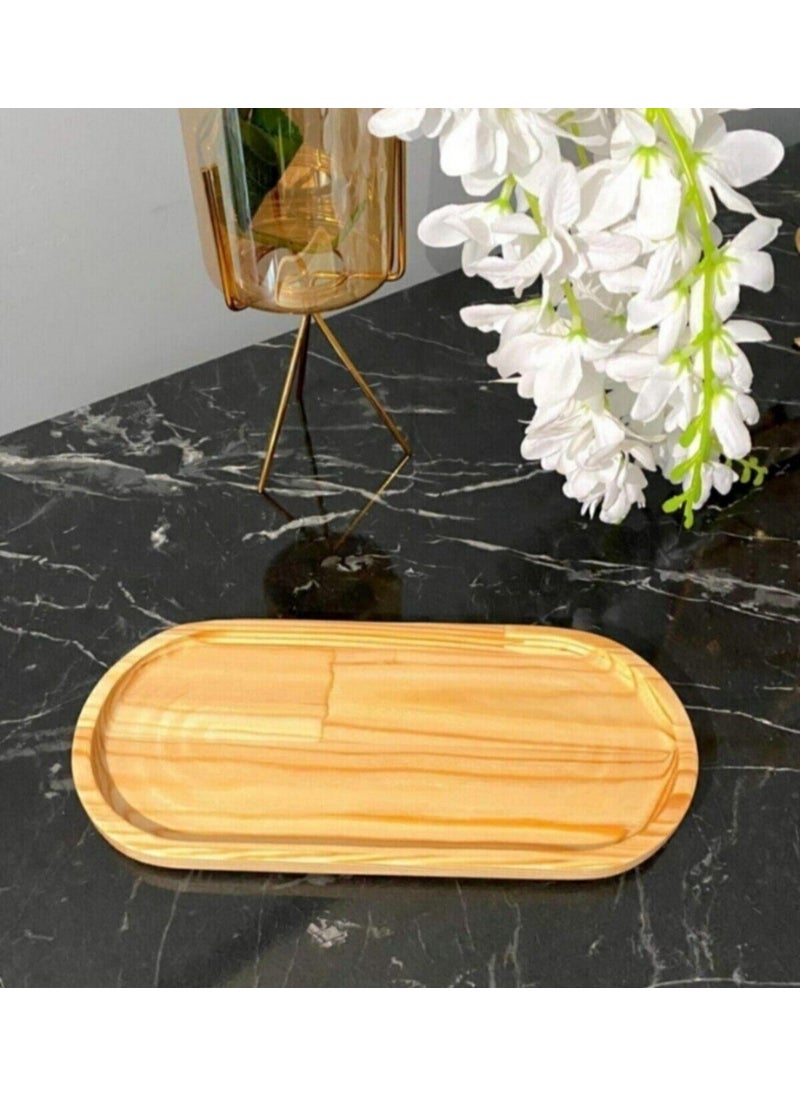 Kitchen Pembelia Natural Wooden Oil Pot Stand Base (Presentation Plate)  - Image 1