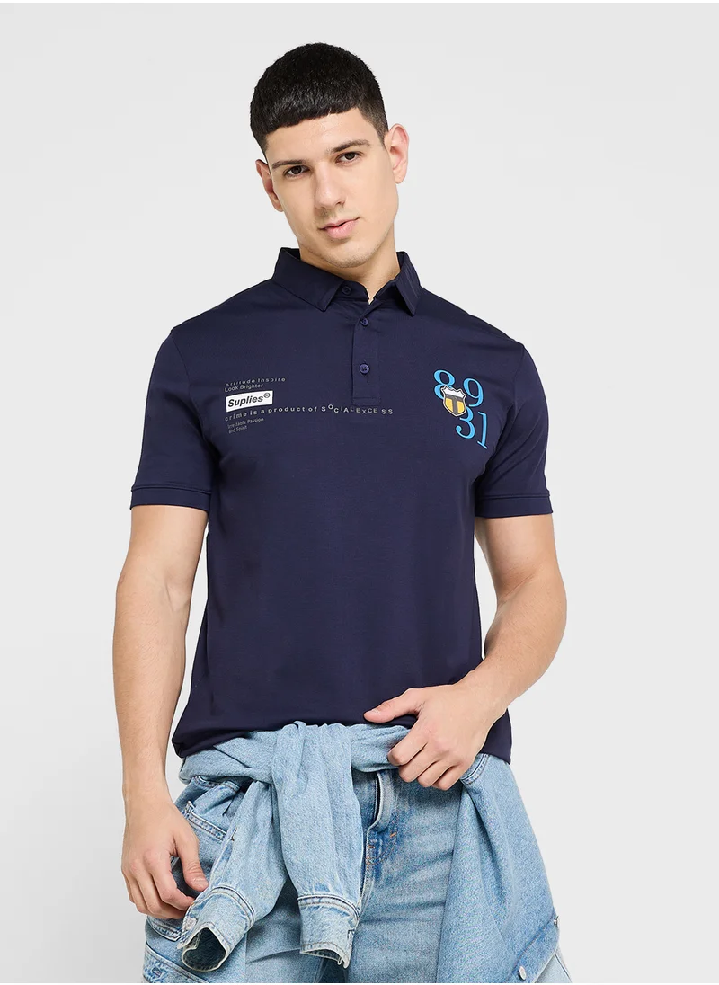 سفنتي فايف Casual Polo Shirt