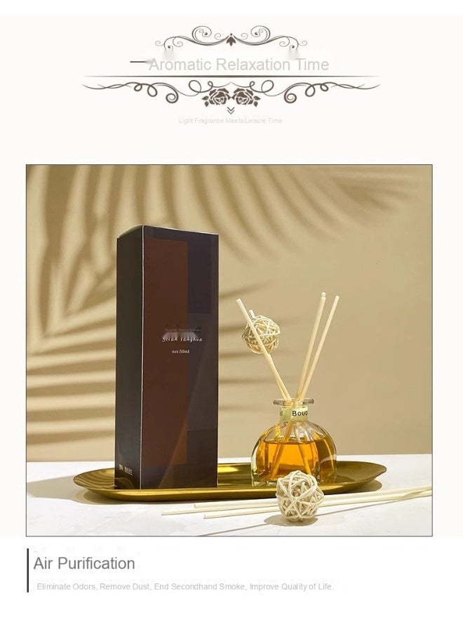 50ml Square Bottle Mongolian Yurt Aroma Diffuser - Bedroom Fragrance, Cabinet Perfume Decor, Room Air Purifier & Freshener - Image 4