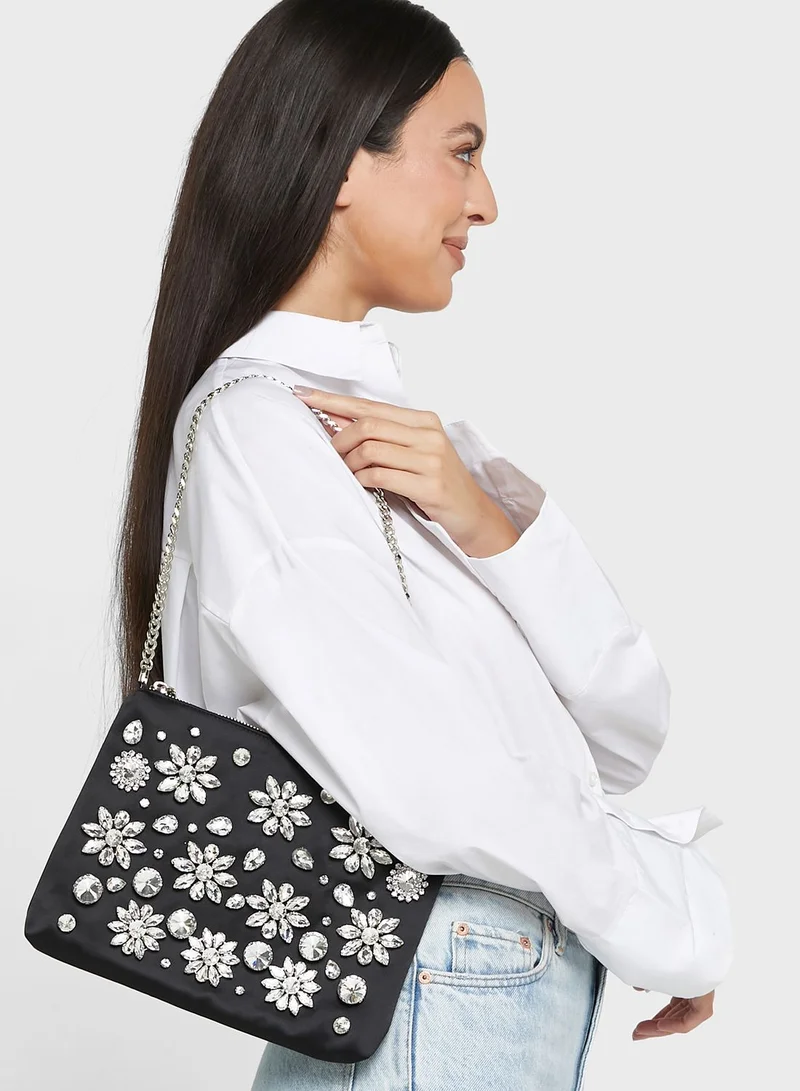 Ted Baker Crystal Embellished Shoulder Bag