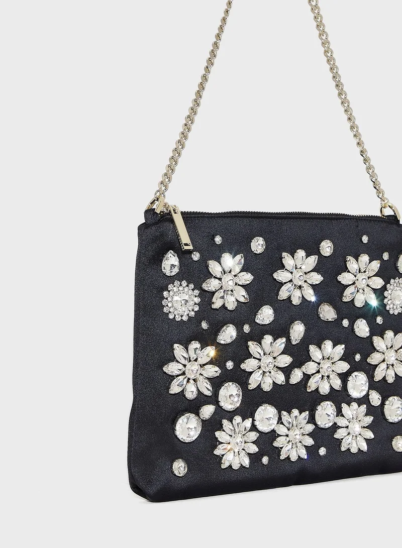 Ted Baker Crystal Embellished Shoulder Bag