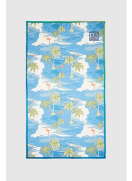 D'S DAMAT D'S Groom Water Green Microfiber 85X150 Cm Beach Towel 0HCORTHVL01  - Image 3