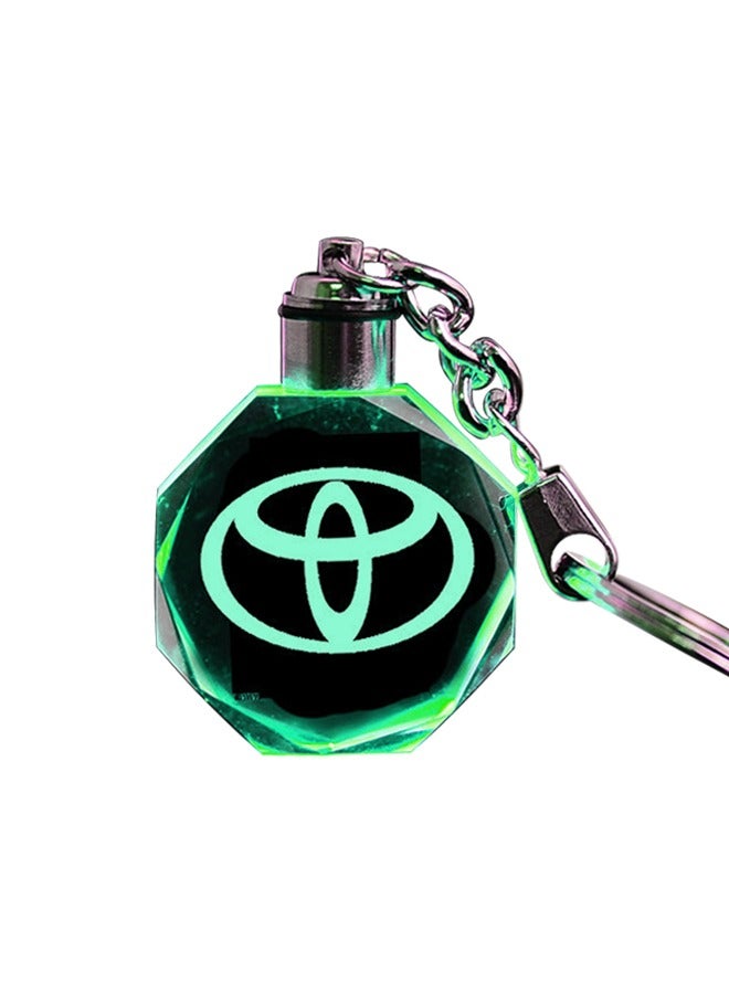 Keychain Keyring Toyota Car Logo With Changing Color Light - Image 2