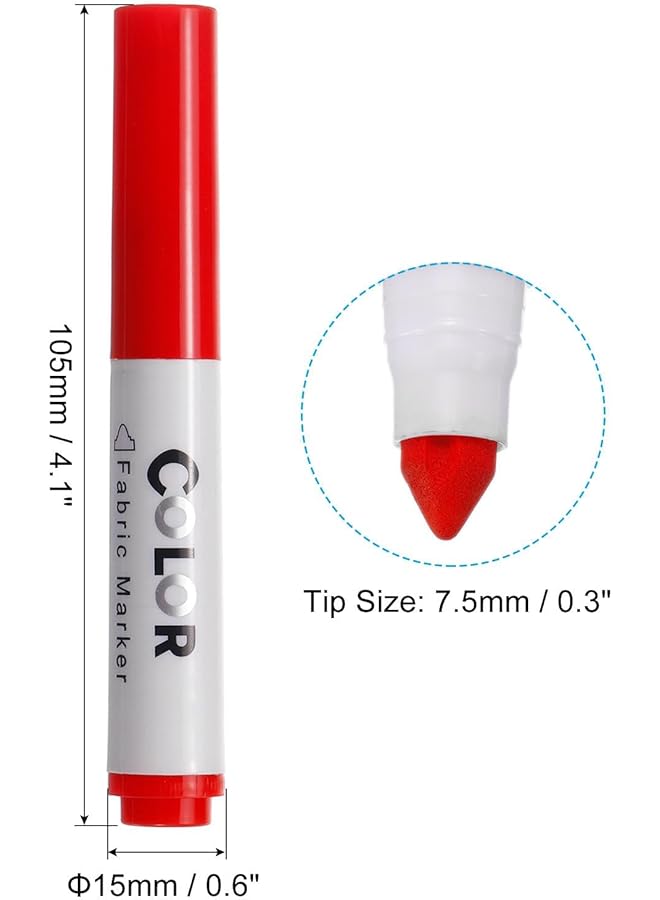 Fabric Markers Pen 12 Colors Indelible Permanent Fabric Paint Pens Set Fine Point Textile Marker Pen For Canvas Bags T Shirts Sneakers Shoes Markers Fabric Decorating Child Safe And Non Toxic