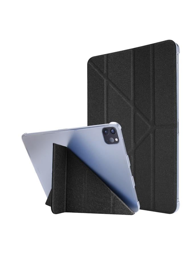 Zaboon Case For iPad Pro 11 2022 / 2021 Silk Texture Horizontal Deformation Flip Leather Tablet Case with Holder - Image 1