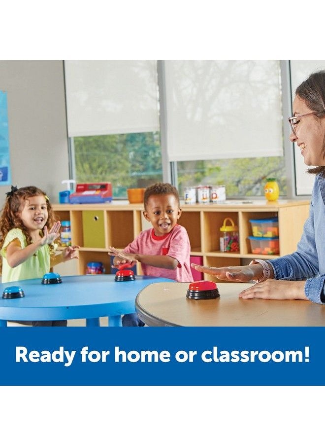 Learning Resources - Team Answer Buzzers Classroom Buzzers Set Of 8 Buzzers Game Show Toys Develops Social Skills Ages 3+ - Image 1