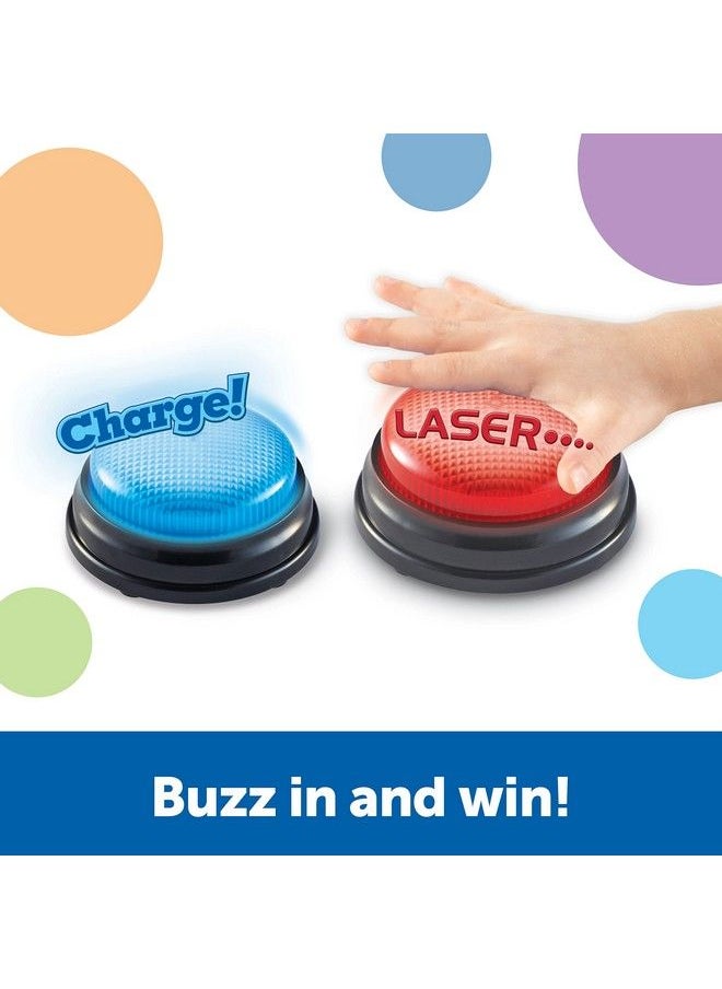 Learning Resources - Team Answer Buzzers Classroom Buzzers Set Of 8 Buzzers Game Show Toys Develops Social Skills Ages 3+ - Image 1