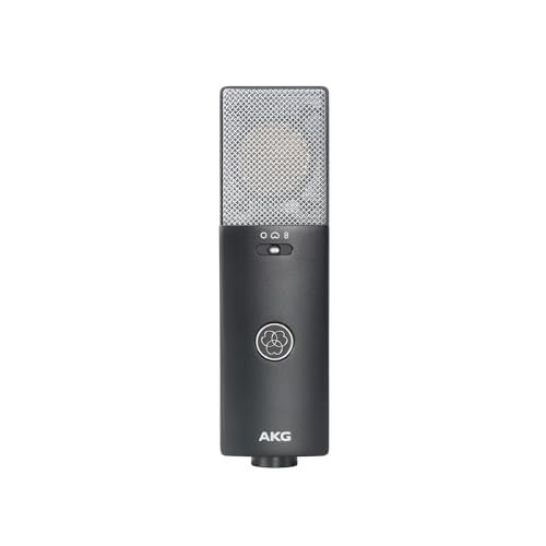 AKG Professional C114 Large Diaphragm Multi-Pattern Condenser Microphone–XLR Studio Mic for Podcasting, Streaming, Broadcasting & Music Recording, Cardioid/Omni/Figure-8, Low Noise, Sustainable Design - Image 1