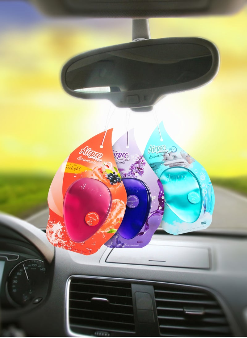 Airpro Luxury Hanging Gel Car Perfume & Air Freshener |Arctic Ocean|
Ensures a Long-Lasting and Delightful Fragrance, Bringing the Refreshing Essence of Arctic Ocean to Your Car’s Atmosphere. - Image 2