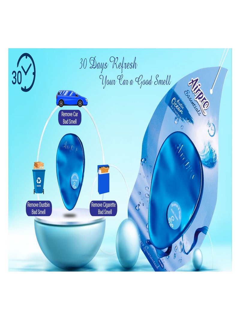 Airpro Luxury Hanging Gel Car Perfume & Air Freshener |Arctic Ocean|
Ensures a Long-Lasting and Delightful Fragrance, Bringing the Refreshing Essence of Arctic Ocean to Your Car’s Atmosphere. - Image 4