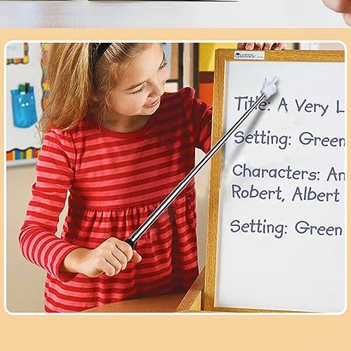 AIKESIWAY Teacher Pointer Sticks Finger,Pointer for Classroom,Telescoping Hand Pointer, Retractable Classroom Pointer Fingers for Elementary School Kindergarten Teacher,Classroom Supplies (2 PCS, Black) - Image 2