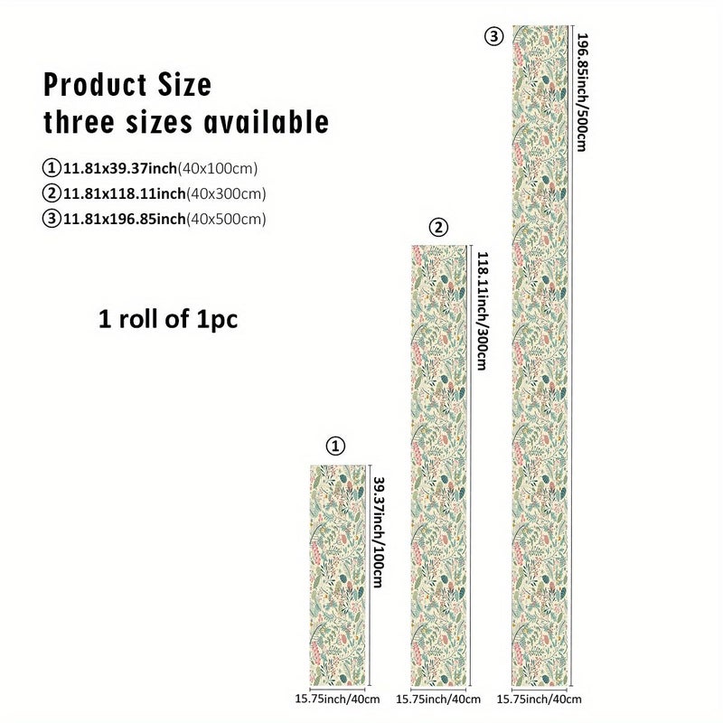 ورق جدران PVC متعدد الألوان ذاتي اللصق 40×100 سم سهل التركيب والإزالة للمطبخ والحمام وغرفة النوم وغرفة المعيشة والمكتب والاستوديو والمحل وديكور المنزل - Image 3