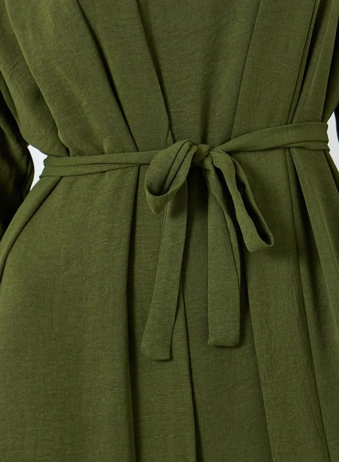 Take Two  Women Solid Long Sleeve Abaya and Dress Modest Set for Women | Best Price UAE