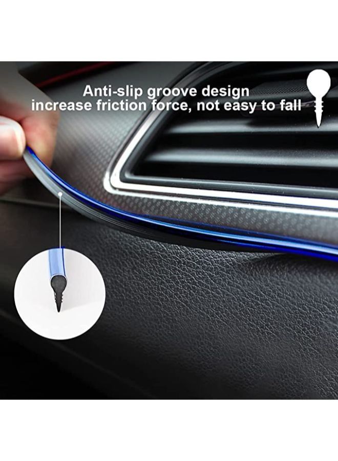 Generic 5M Car Interior Moulding Trim Strips Automobile Exterior Decoration Moulding Trim Line Dashboard Decorative DIY Flexible Strip  - Image 4